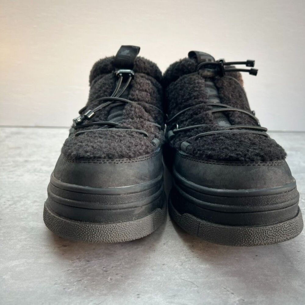 Pajar Jules Waterproof Lace Up Sherpa Nubuck Black Winter Sneaker Mule Womens 7 - Picture 5 of 14